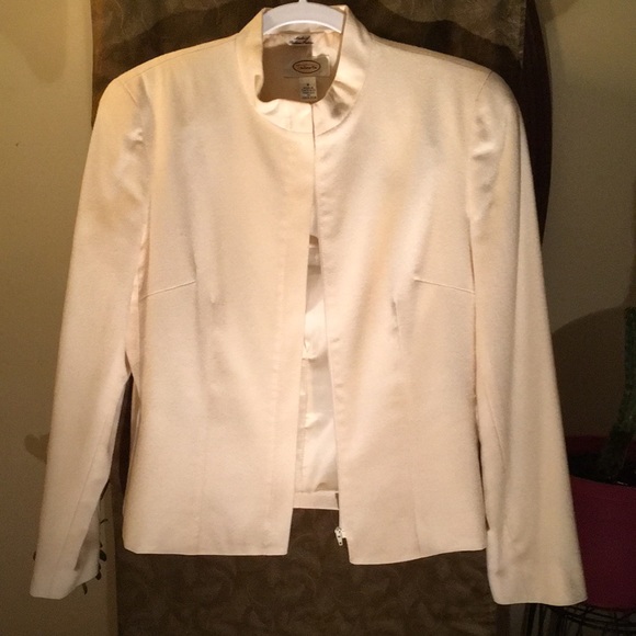 Talbots Cream Wool Jacket - Picture 2 of 5